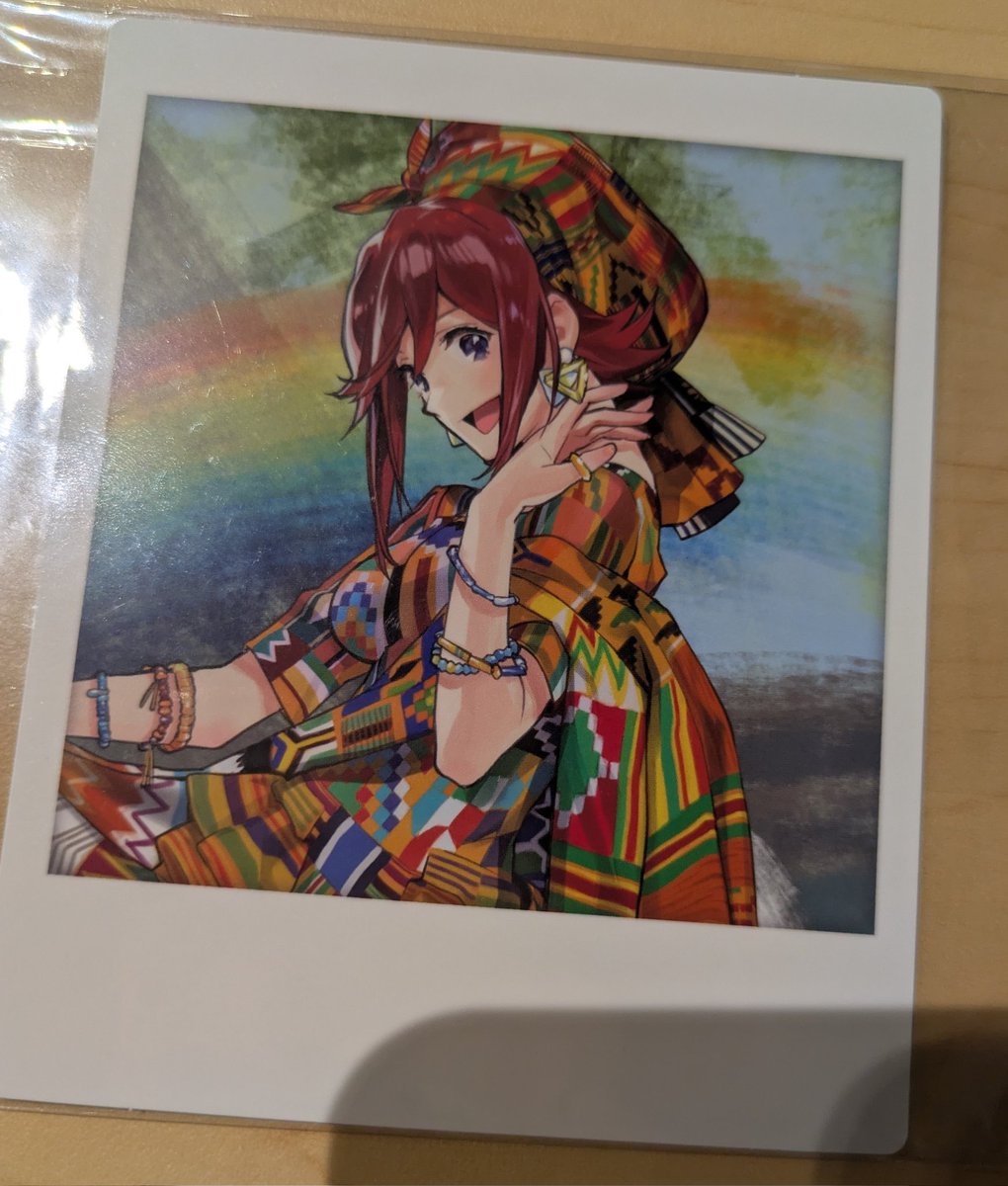 交換】マクロス 万国博覧会 万博 購入特典 インスタントフォト風カード