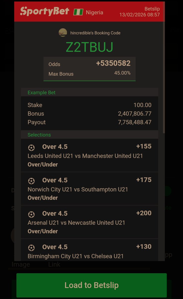 urus_plug's tweet image. Football ⚽⚽⚽⚽ (11/11)
Other C.S ✨🫴🏾KBNYE8
Over 4.5✨🫴🏾 ZSTBUJ
Over 3.5✨🫴🏾 LPKD08
Flex to your satisfaction 🥴🥴🥴 
Highly inflammable 🔥🔥🔥
Start making room for what you prayed for, because it's on its way!
Retweet massively so others can also benefit 
Ire ooooo 🤲🏾🤞🏾✨