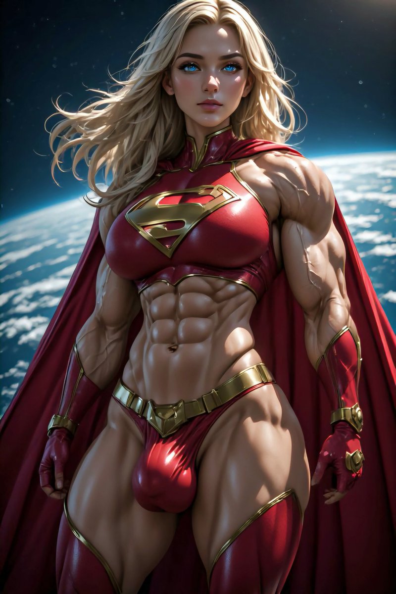 OneGuyAI's tweet image. #Futanari Supergirl 💪🏻😜
#Futa #AIart #AIgirls