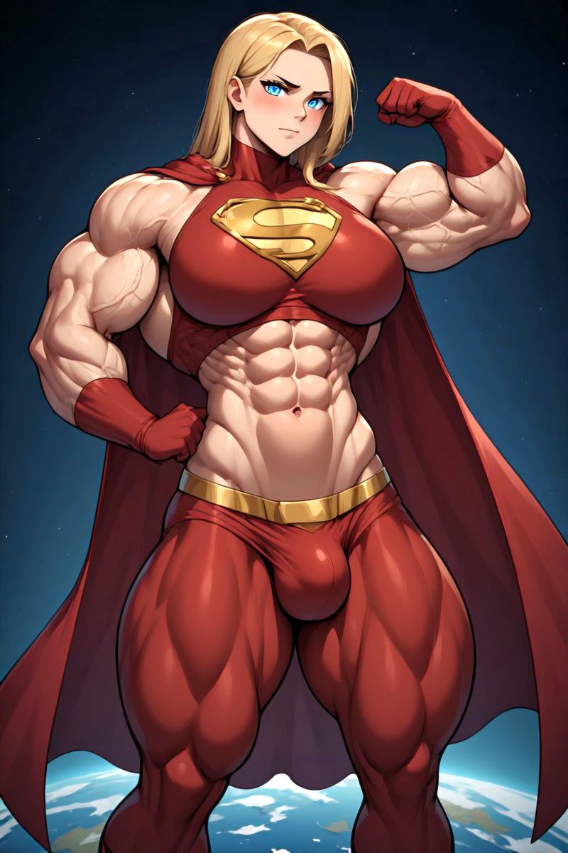 OneGuyAI's tweet image. #Futanari Supergirl 💪🏻😜
#Futa #AIart #AIgirls