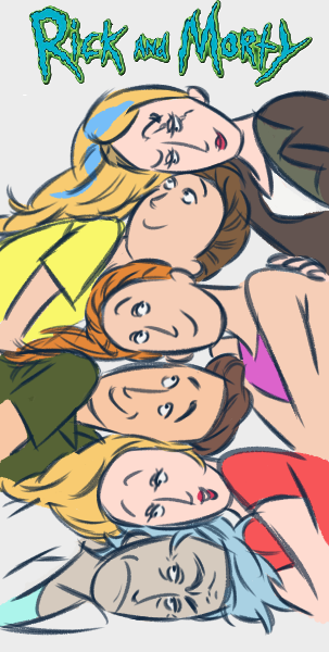 Nunurungji's tweet photo. #rickandmorty FAMILY https://t.co/yd0dHKOlfo