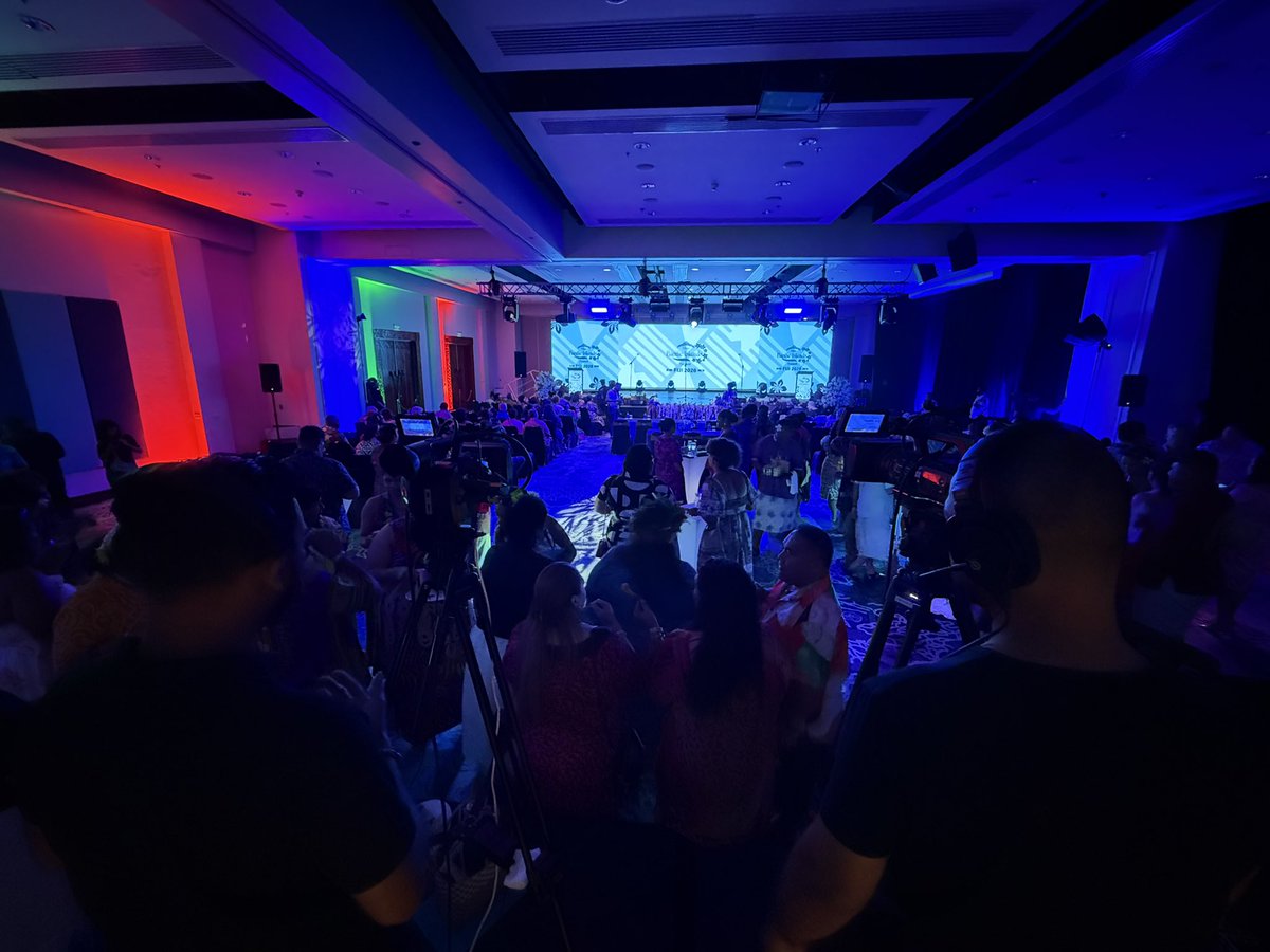 We are live from the Sofitel Resort and Spa in Nadi. Tonight and tomorrow we will broadcast the Miss South Pacific Pageant live across the Pacific and glocally through viti.plus