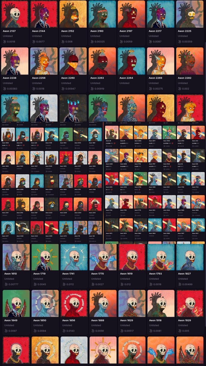 Every project should remember the few real ones who stay when things are quiet.

The ones still supporting and pushing Art on Bitcoin forward are the true OGs.

If you’re still optimistic about Ordinals, gather here 👇