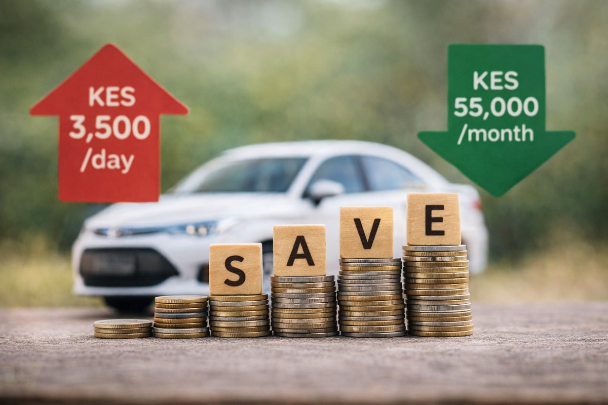 Daily hire looks cheap… until you do the math.

🚗 3,500/day = 105k/month
🚙 Long-term small car = from 55k/month
🚐 7-seaters = from 80k/month  

That’s why smart drivers go long-term with Go-Wheels.

🔗 gowheels.co.ke

#LongTermCarHire #CarHireKenya