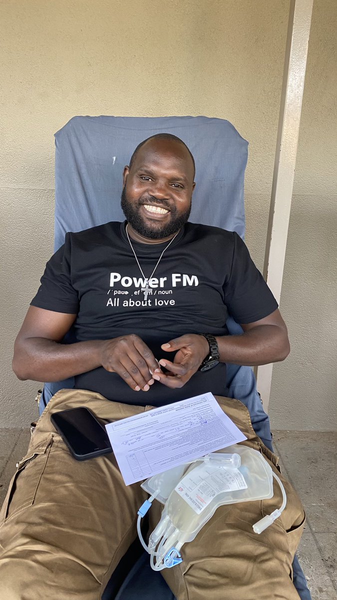 powerfmuganda's tweet photo. It's the joy of putting love in action. Members of the Love Team and the Love Family are already donating blood. You too can contribute to the over 100 units of blood we are collecting today in partnership with UBTS.
#PFMLoveWeek #AllAboutLove https://t.co/VtMfNjeEBO