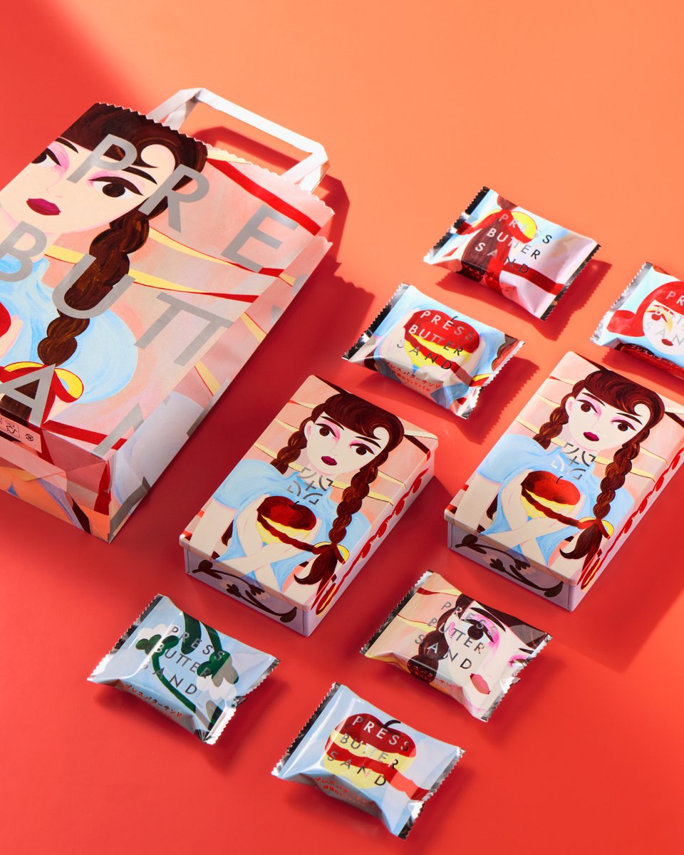 ━━━━━━━━━ PRESS BUTTER SAND × and ST TOKYO POP UP🍎開催