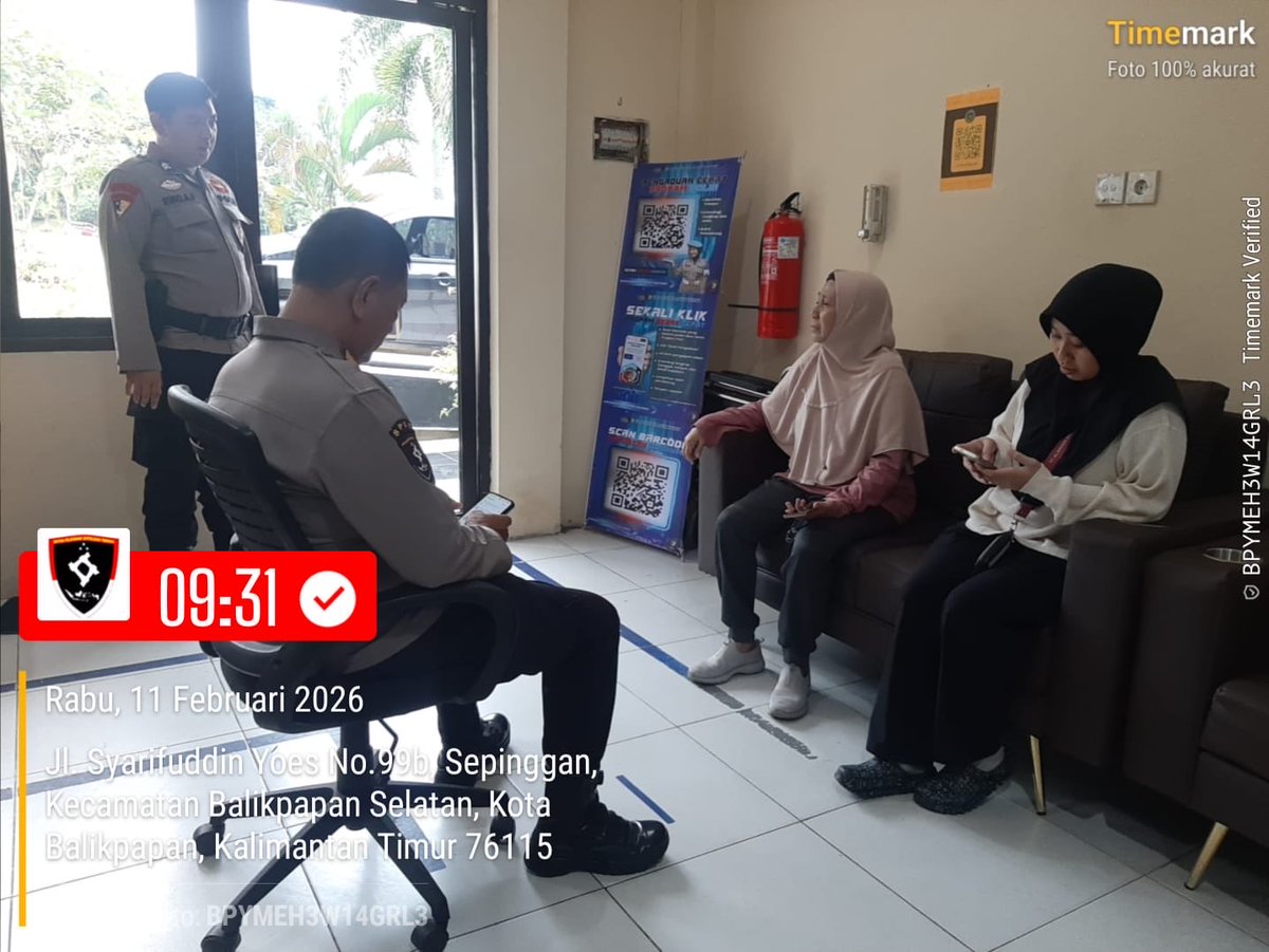 SPKT Polda Kalimantan Timur Perkuat Penerimaan dan Tindak Lanjut Laporan Masyarakat Secara Profesional

#polri #divhumas #poldakaltim #polriuntukmasyarakat