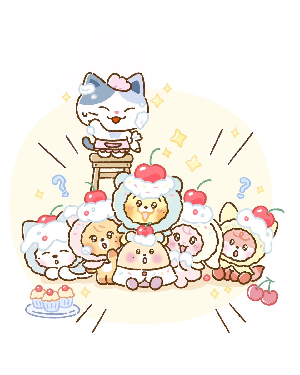 LINEFRIENDSinfo's tweet image. 🍫🎁 달콤함이 더 필요한 날 러묘가 준비했묘💚
시즈니만을 위한 시크릿 레시피🧁
① 크림 듬뿍-!☁️
② 새콤달콤 체리 톡!🍒
③ 비법 가루 톡톡🪄
.
.

😼💭시즈니가 제일 좋아하는 디저트는 모야?!

-

🍫🎁 Prepared by lemyo for a day that needs more sweet💚
Secret Recipe just for NCTzen🧁
①