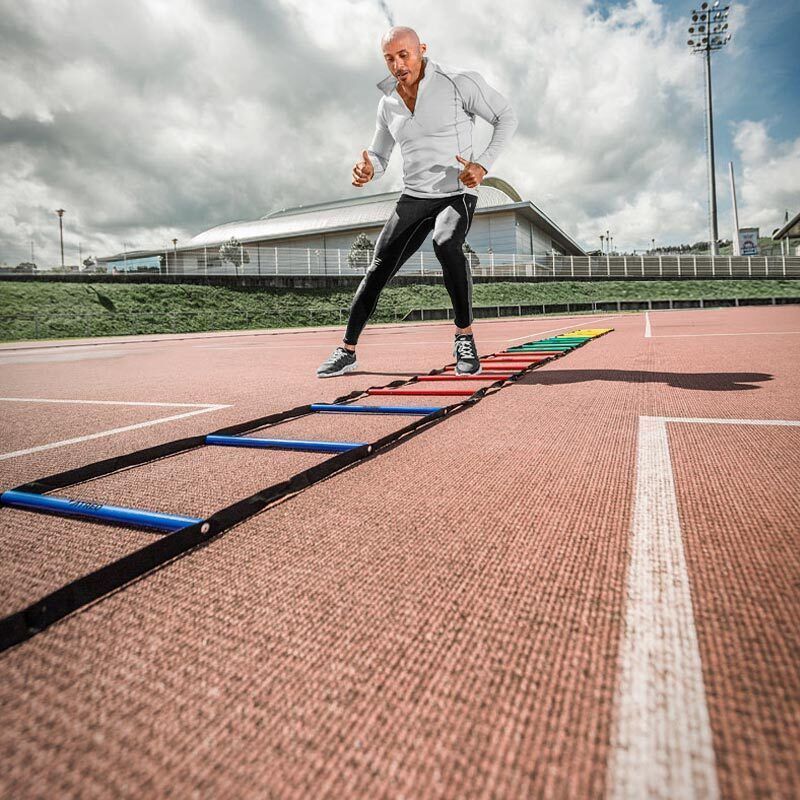 Newitts's tweet image. Boost your training with the vibrant ATREQ Round Rung Ladder! ⚡️ Sharpen footwork, agility, and balance—anytime, anywhere. Shop now! buff.ly/PMeUPO6 
#AgilityLadder #SpeedTraining #Fitness