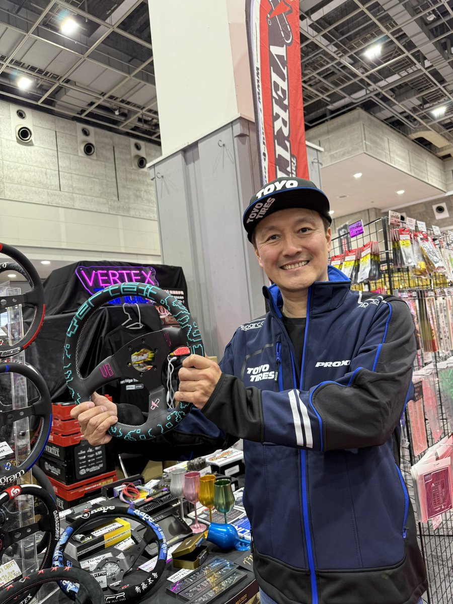 喜んでいただけると幸いですw

#vertex
#大阪オートメッセ
#vertexステアリング