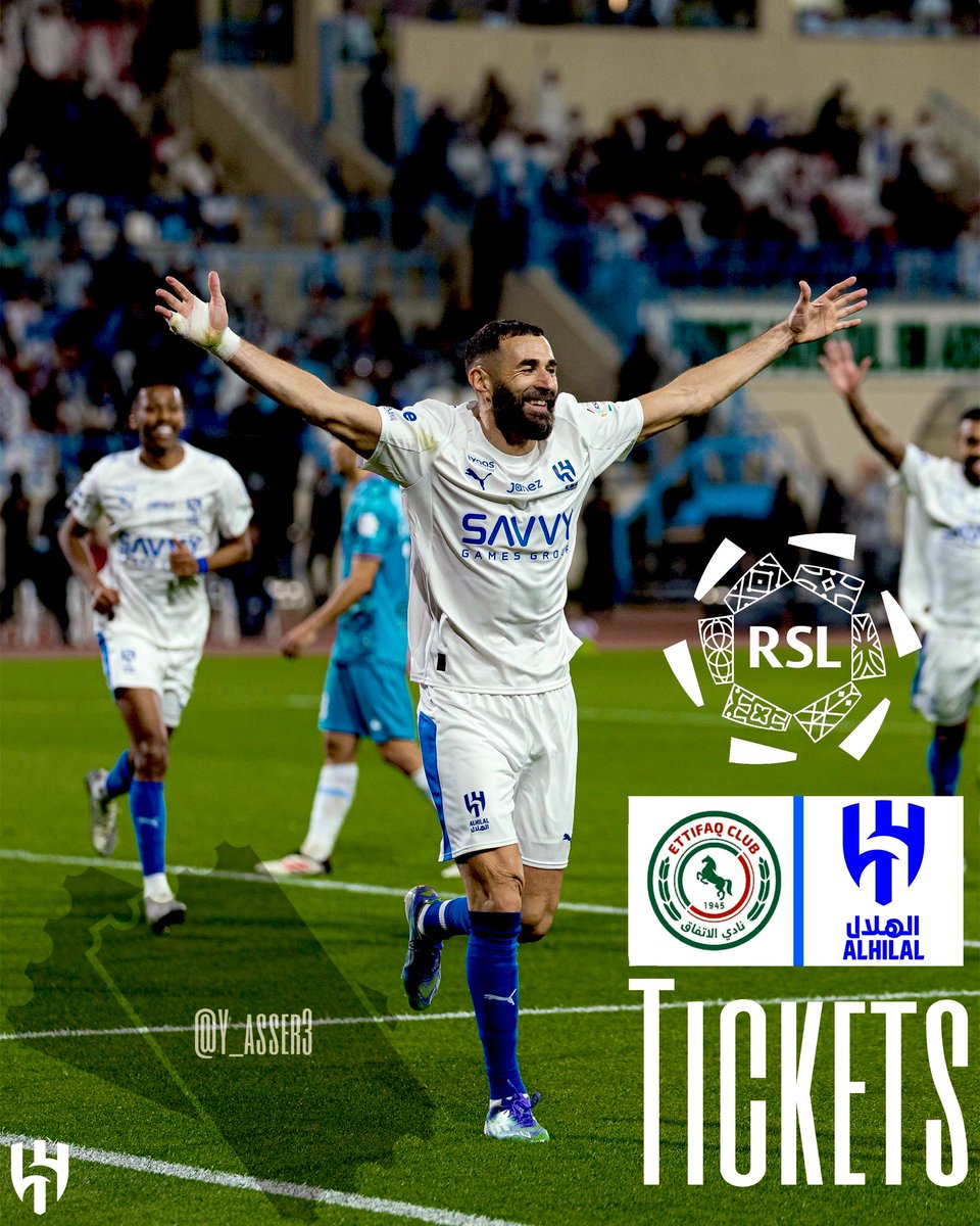 تذاكر مباراة الهلال ضد الاتفاق متاحة لدينا الان ❤️‍🔥

وفرنالكم تذاكر المباراة وبضمان كامل للدخول ✅

إحجز تذكرتك الان واضمن حضورك عبر الرابط في البايو 
#الهلال_الاتفاق