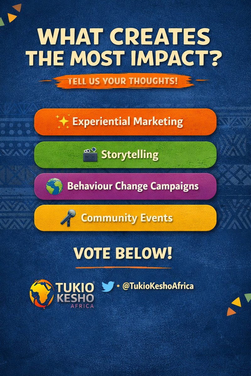 Tukio Kesho Afrika tweet media