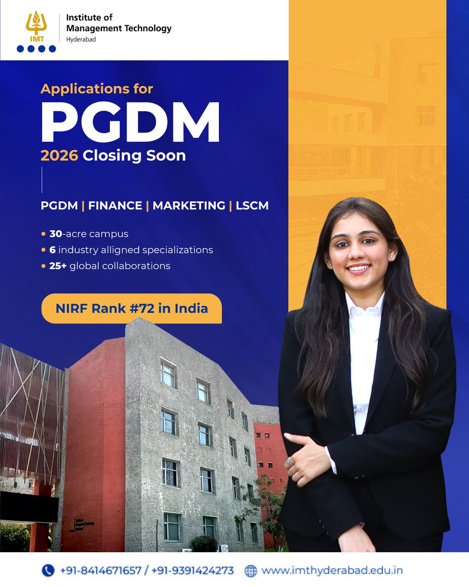 IMT Hyderabad tweet media