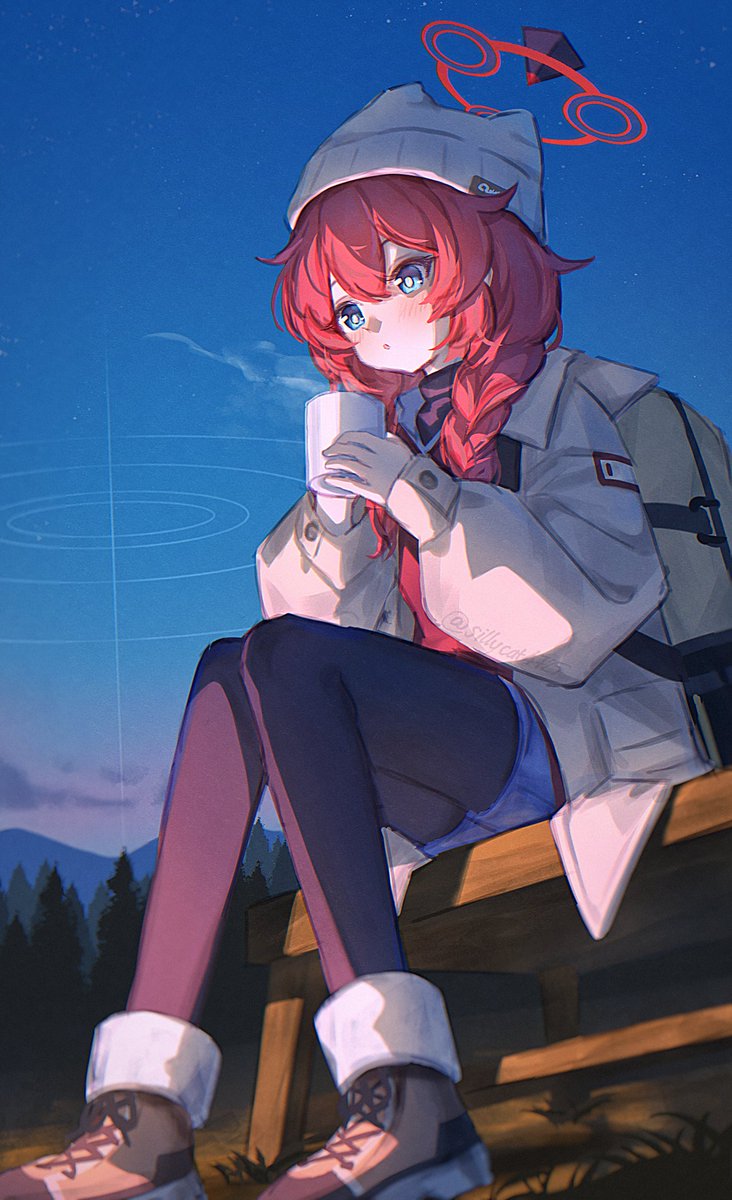 キャンプ☕
#ブルアカ #BlueArchive