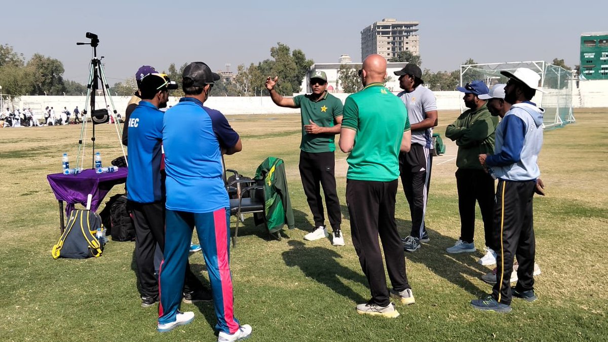 TheRealPCB's tweet photo. 🏏 Day 2️⃣: PCB Future Stars Talent Hunt Programme trials continue under the supervision of Director High Performance Aqib Javed at Niaz Stadium, Hyderabad 🏟️

#PakistanFutureStars #PCBTalentHuntProgramme #TalentHuntProgramme https://t.co/tSEuNfemxe