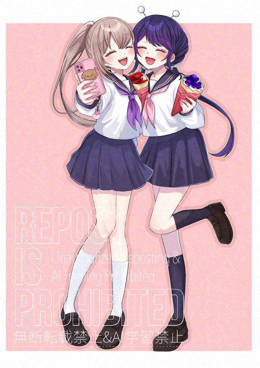 💭Commission❕ こちらみつみ(#Mitumi_VT )さまのご依頼でペアイラスト