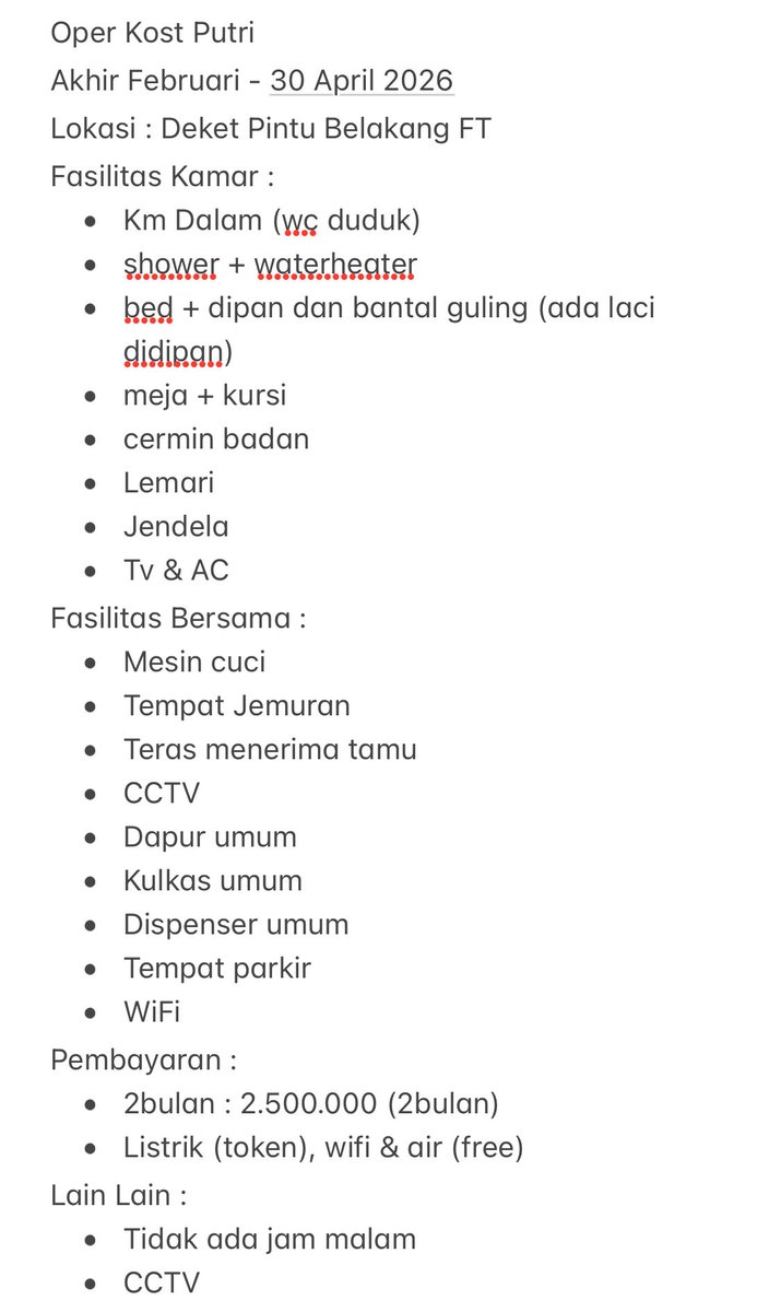 sushimylop's tweet photo. @unicefess guys yg mau liat detail kamarnya bole dm yaa, mau oper kost untuk 2bulan. btw kurang lebih luarnya kayak gitu. yang mau nego dm yaa. https://t.co/sPUYtIIVxm