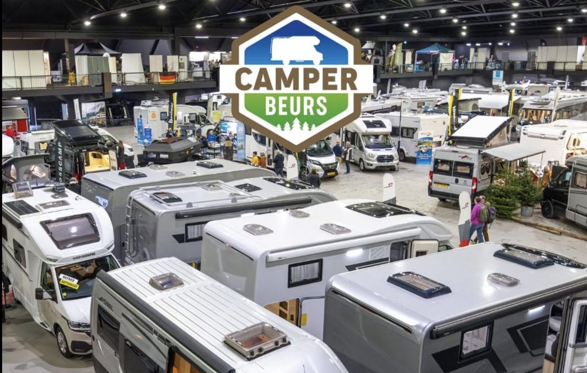 KampeerMagazine's tweet image. Camperbeurs Den Bosch 2026: ontdek campers, accessoires en inspiratie. Bezoek ons Zaterdag 21 februari tot en met zondag 22 februari 2026. #beurs #camper #camperbeurs #campers #kampeermagazine kampeermagazine.nl/camperbeurs-de…