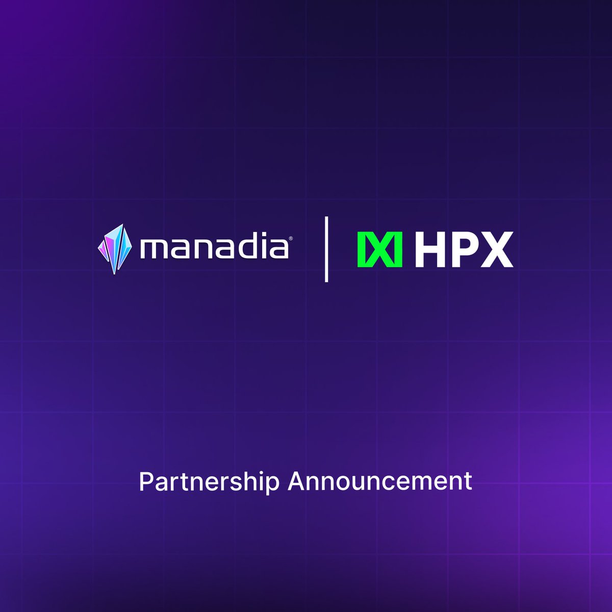 Partnership Announcement: manadia × <a href="/Hpx_Official/">HPX Official</a>

We’re pleased to announce a collaboration between manadia and HPX, connecting verifiable data settlement infrastructure with a global Web3 wallet ecosystem serving over 3 million users.

HPX is a top-tier Web3 wallet with an