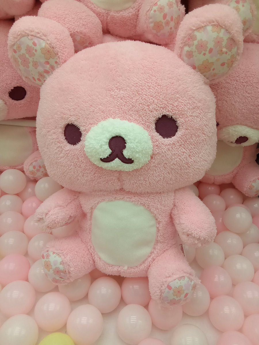 桜リラックマぬいぐるみXLプレミアム 入荷しました🌸 リラックマが桜