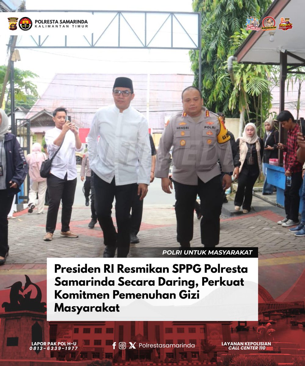 Presiden RI Resmikan SPPG Polresta Samarinda Secara Daring, Perkuat Komitmen Pemenuhan Gizi Masyarakat