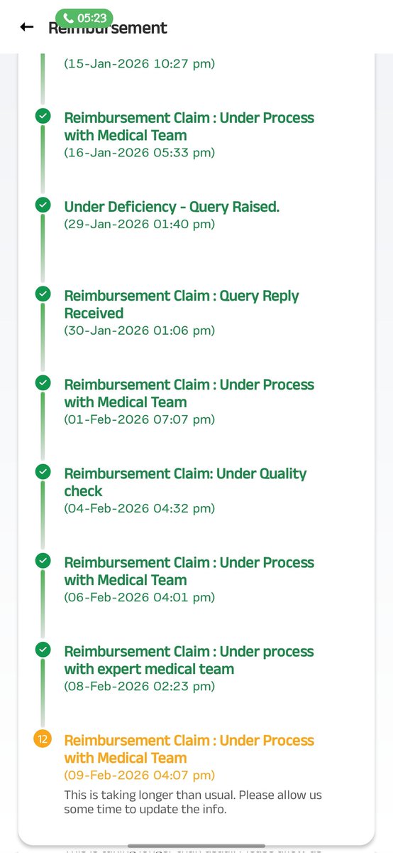 SagarcasmIND's tweet photo. @AdityaBirlaGrp 
@MoHFW_INDIA 
EVEN AFTER SUBMITTING ALL DOCS AND EVERYTHING-CLAIM STILL NOT PROCESSED.
ETA WAS 9TH FEB TODAY IT IS 13TH FEB.. NO RESOLUTION TILL DATE. CALL CENTRE GIVES ALL DUMB Replies. If call needed. I have recording with me too. https://t.co/0hSnwDxZLb