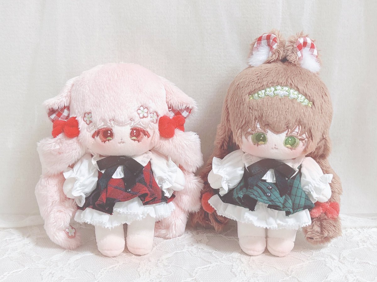 little ribbon2届いたのでようやく我が家のプリンセス達に着せれました👗💓