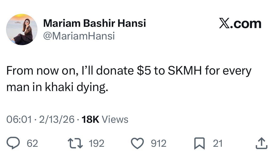 It’s vile and reprehensible shit like this which these PTI supporters say which keeps Imran Khan in jail and in poor health. These people are degenerate assholes, who deserve no kindness what so ever. 

Eat shit you soulless ghoul! 

Pakistan Zindabad