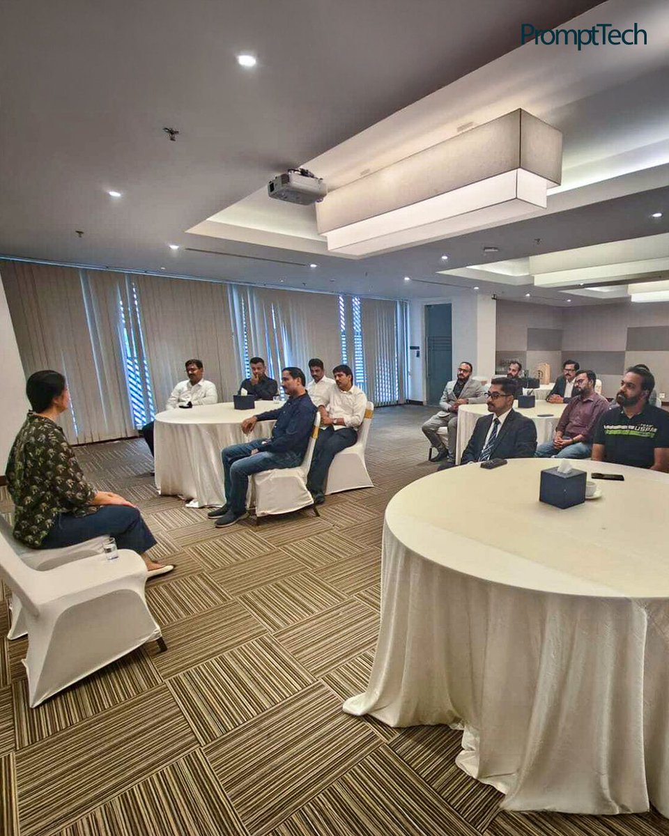 PrompttechS's tweet photo. PromptTech Global was part of an exclusive roundtable discussion hosted by British High Commission in India, chaired by Chandru Iyer, British High Commissioner for Karnataka &amp; Kerala &amp; attended by Halima Holland, British Deputy High Commissioner,Chennai. https://t.co/8GIge0L2Dn