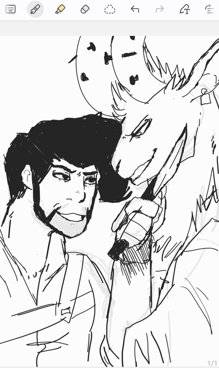 Drawing on my phone is a whole ordeal but I'm here to promote the crackship slop <a href="/momograins/">momo ୨ৎ</a> and I have been cooking