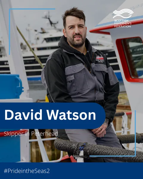 For #PrideintheSeas2, we’re shining a light on David Watson, a fourth-generation fisherman and skipper based in Peterhead.

#ScottishFishing #Sustainability #FishingHeritage

loom.ly/vQaNK7s