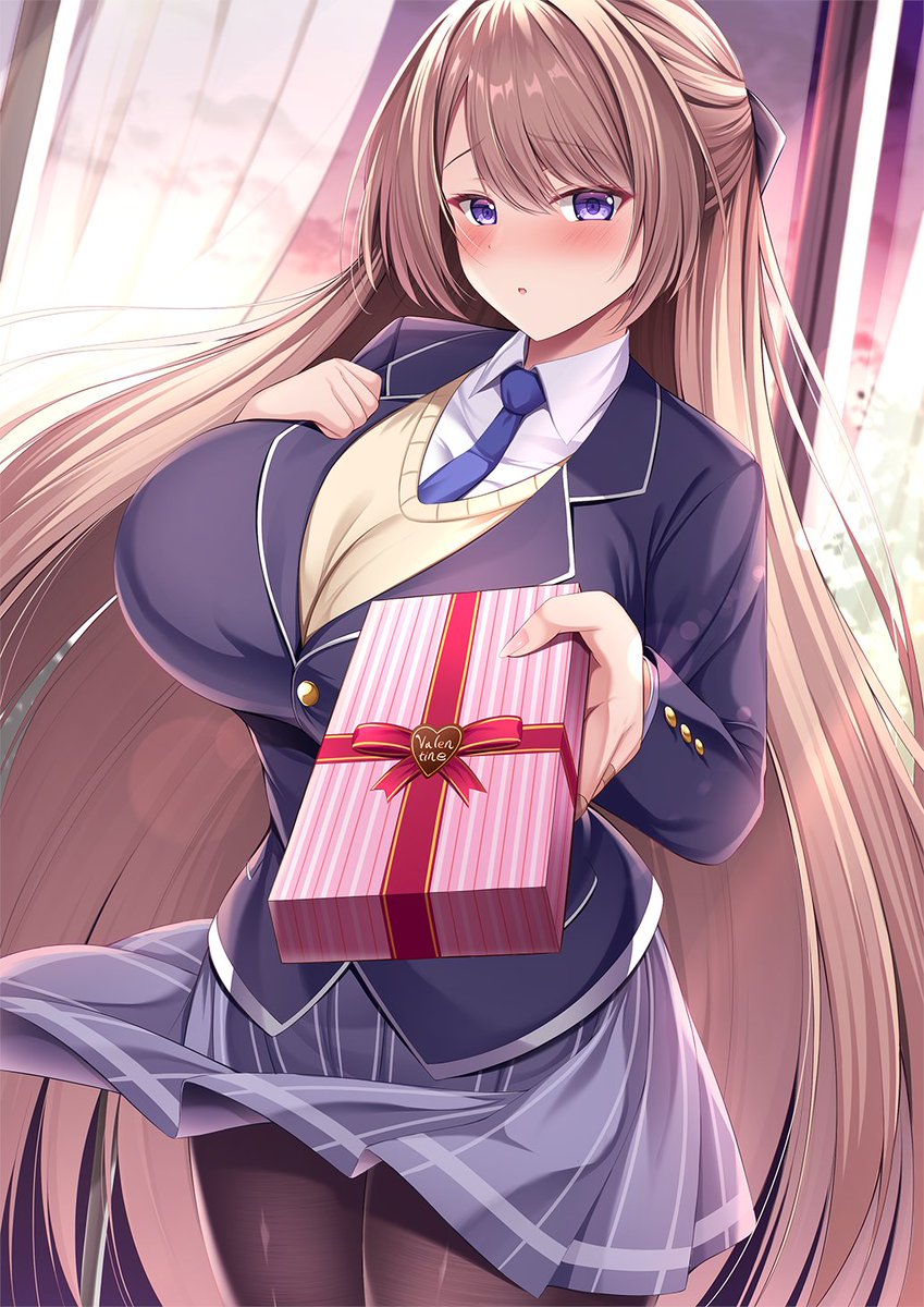 「一日早いけど、明日は学校休みだから・・・」
#バレンタイン 