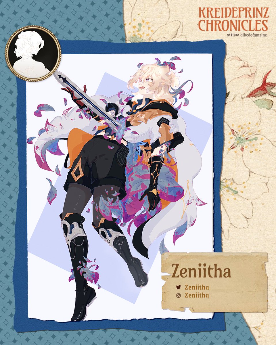 Kreideprinz Chronicles: Albedo Family Zine tweet media