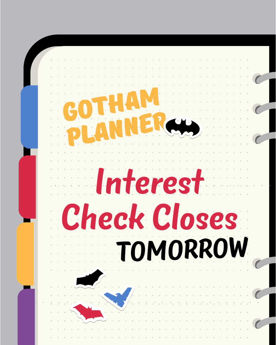 Gotham Planner || CANCELLED tweet media