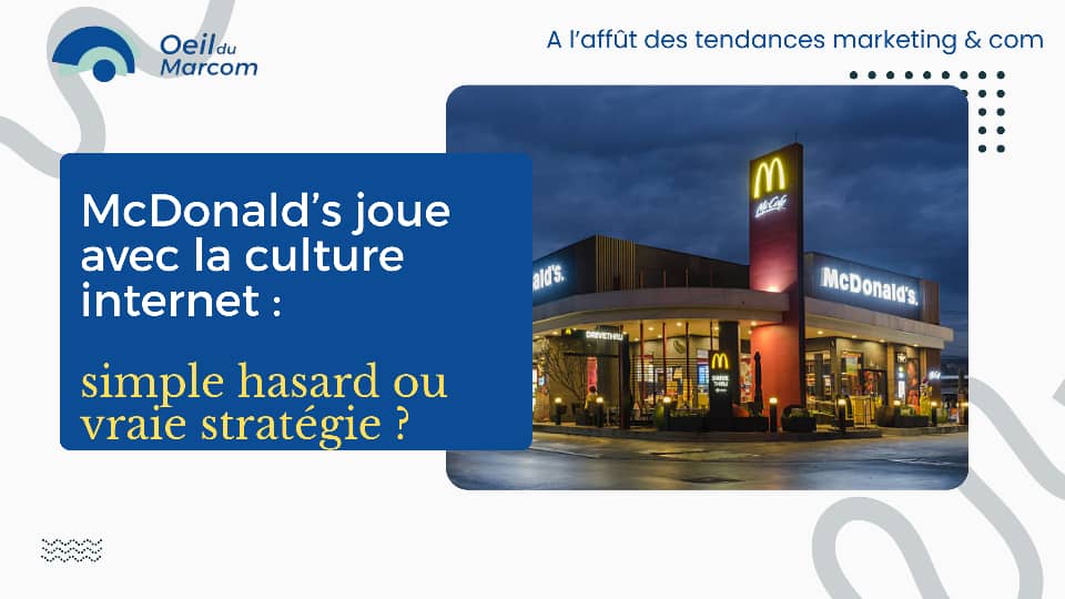 marcom_ucac's tweet photo. La simplicité peut devenir une arme marketing redoutable !

Pour la Saint-Valentin, McDonald’s transforme la culture internet en véritable stratégie marketing. Découvre comment une idée simple peut devenir un puissant levier de communication.
Le Club qui vous accompagne 💙🤍 https://t.co/o217nUd61a