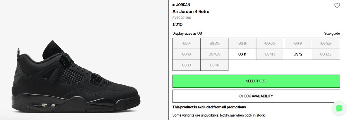 when does eastbay restock sizes