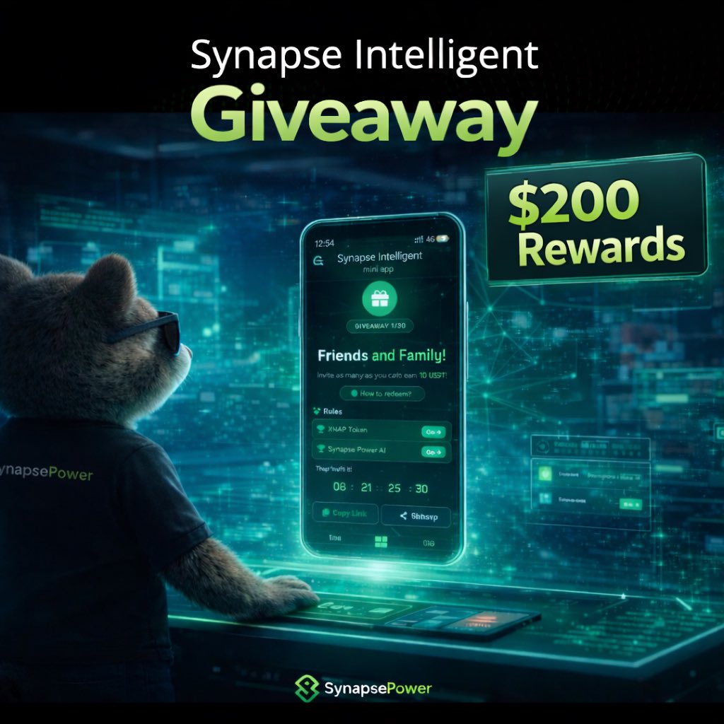 🎉 Invite Contest is Live! 🎉

We’re launching a new invite contest inside Synapse Intelligent Mini App🚀

💰 Total Rewards: $200

How to participate:
1️⃣ Join the mini app
2️⃣ Use your referral link
3️⃣ Invite as many people as possible
4️⃣ Climb the leaderboard and win rewards

📅