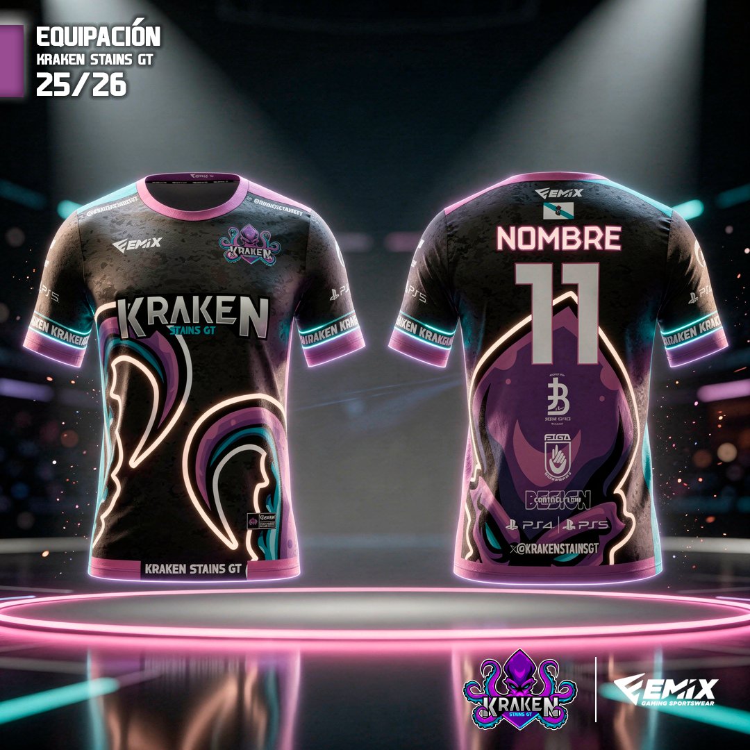 ¡Los krakens se unen a la familia de EMIX! 🦑

Es un placer colaborar con <a href="/KrakenStainsGT/">Kraken Stains GT</a>. 😌

Ya está disponible su nueva camiseta en la web. 👇

🔗 emixgaming.es/categoria-prod…