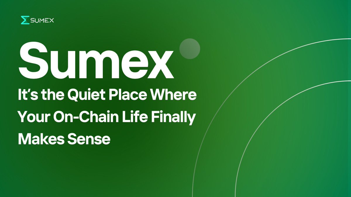 gm CT 

ALPHA ALERT 🚨 
This is your reminder to position early with <a href="/Sumex_Labs/">SUMEX | Web3 SuperApp</a> 

In a space where speed, simplicity, and real usability matter, Sumex is building a trading experience that actually feels smooth. Clean interface. Fast execution. No unnecessary noise. Just a