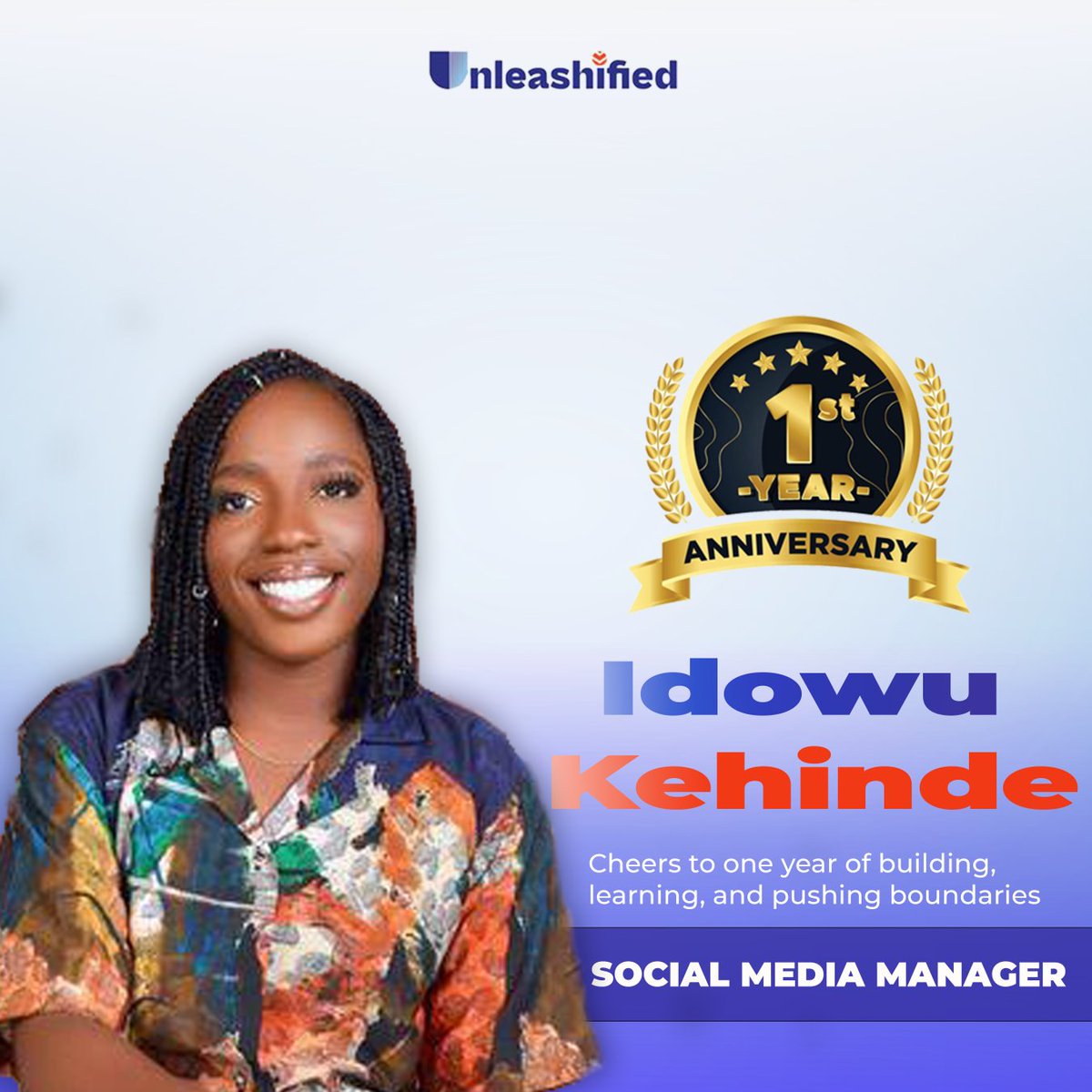 Unleashified's tweet photo. One year of dedication.
One year of impact.
Grateful for the consistency, professionalism, and growth. Here’s to even greater milestones ahead.
#WorkAnniversary #TeamGrowth #OneYearStrong #WorkCulture https://t.co/4E2VPgcZmo
