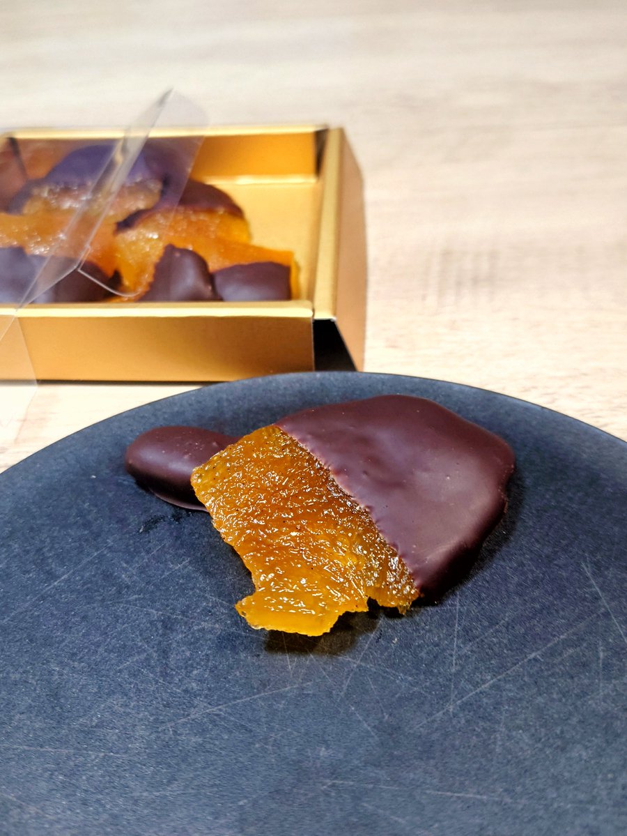 プリズムラボさん 木頭柚子ピールショコラ ピールのうるうるさ凄すぎる