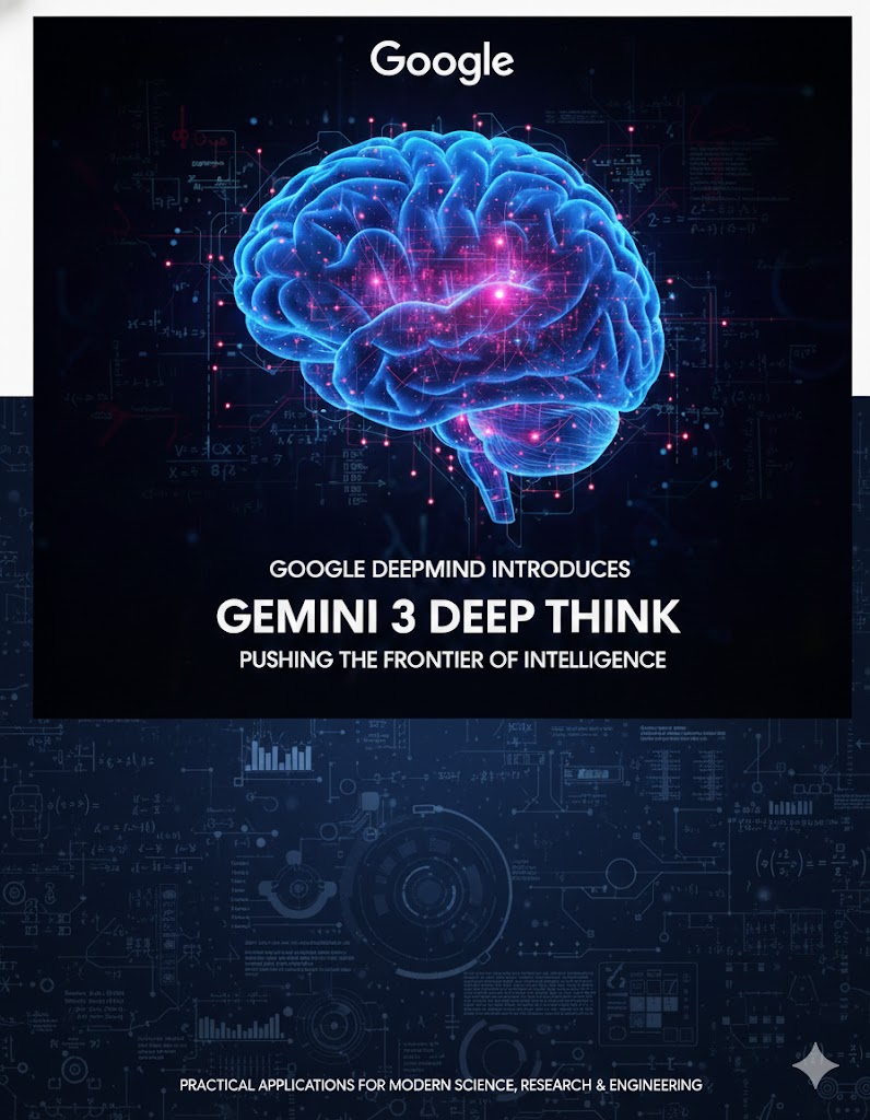 AICenterOE's tweet photo. Gemini 3 Deep Think just leveled up 🧠
Google upgraded its specialized reasoning mode to tackle real science + engineering work — not just theory.
This is AI moving from “chatbot” → “serious collaborator.” 🚀
#Gemini #DeepThink #AIResearch #Reasoning #AIEngineering #AICE https://t.co/SwNkwZUyil