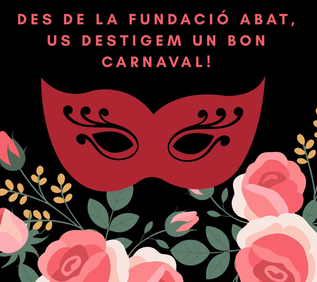 Des de la Fundació Abat us desitgem que gaudiu molt d'aquests dies i sobretot que passeu un BON CARNAVAL!🍬