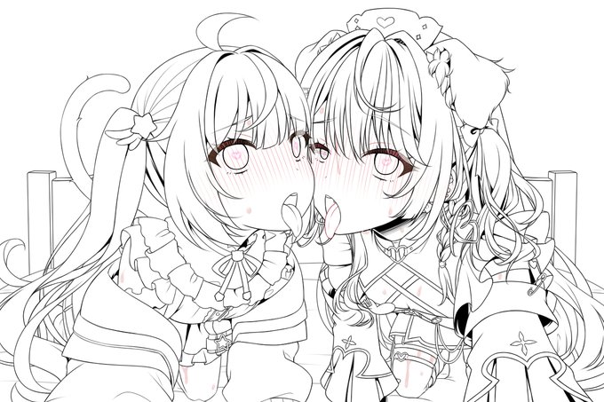 hkriリク絵 線画① 