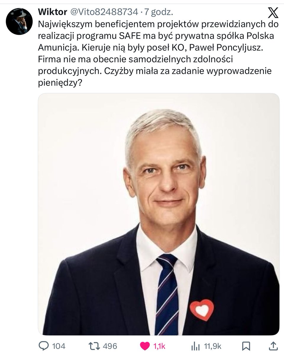 <a href="/KonradFrysztak/">Konrad Frysztak</a> <a href="/Obywatelska_KO/">Koalicja Obywatelska</a> Do polskiego przemysłu? Dlatego w ustawie nie daliście obstrzezen o polskim przemyśle? Z kogo Ty debila chcesz zrobić Frysztak?