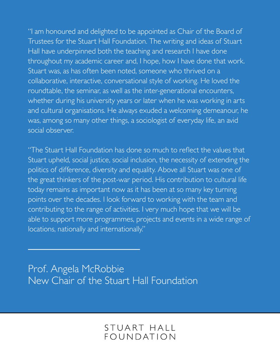The Stuart Hall Foundation tweet media