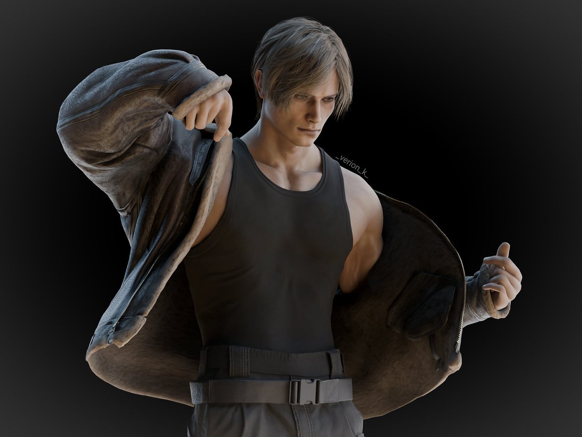He is Leon S. Kennedy 

(Inspired by <a href="/kjr0313/">SARDINE</a> 's artwork)

#LeonKennedy #capcom #3DArt #ResidentEvil4Remake #ResidentEvil #REBHFun