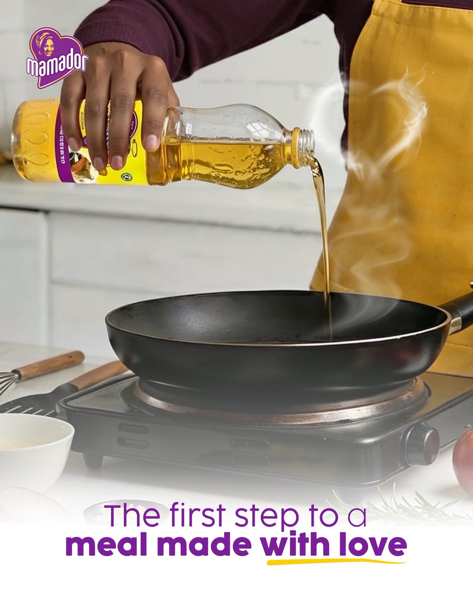 MamadorNg's tweet photo. They say a house is built on a solid foundation, and the same goes for a great meal. When you start with Mamador, you’re starting with great quality oil and a taste that brings everyone to the table. Use Mamador Oil Today!
#GoodOilGoodFood #MamadorCookingOil #Valentine https://t.co/rzWccSvery