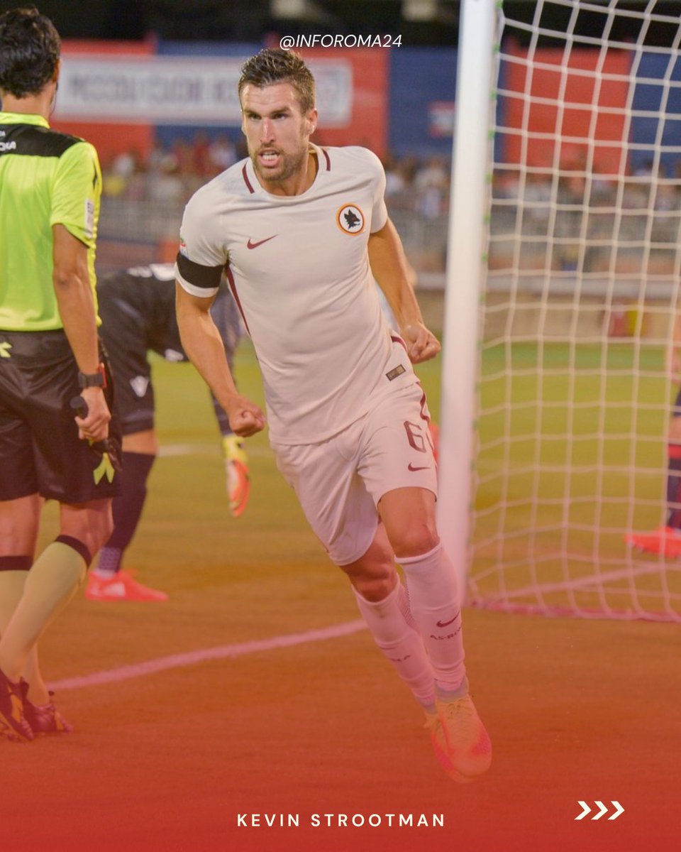 inforoma24's tweet photo. 🟡🔴 Buon Compleanno a Kevin #Strootman che compie 36 anni.
🇳🇱La Lavatrice in maglia #ASRoma in 131 presenze ha segnato 13 volte e fatto 19 assist. https://t.co/UTbn7yuSvL