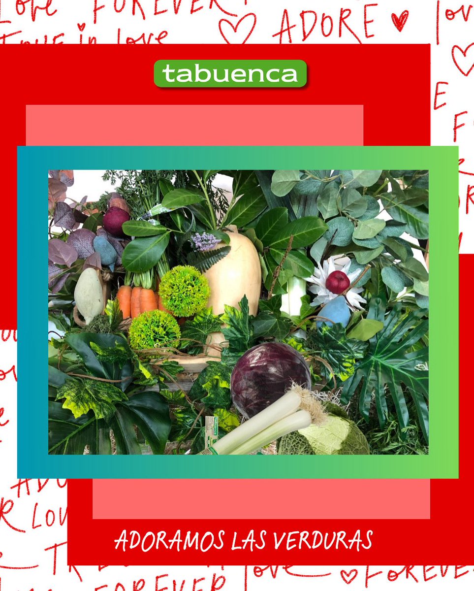 💚 Adoramos las #verduras y hoy celebramos el amor en todas sus formas. Porque el mejor #amor , como una buena verdura, se cultiva con mimo 🌿❤️ ¡Feliz San Valentín! 

#SanValentín #AmorVerde 
#love